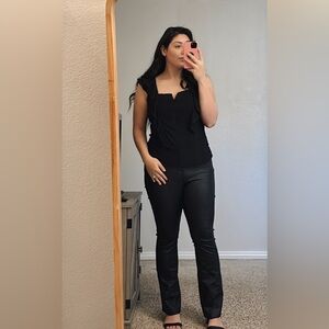 Black Leather Pants - Nordstrom Rack, Like New